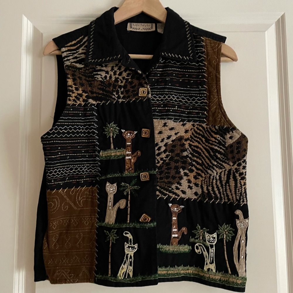 Vintage Lifestyle Tapestry Vest